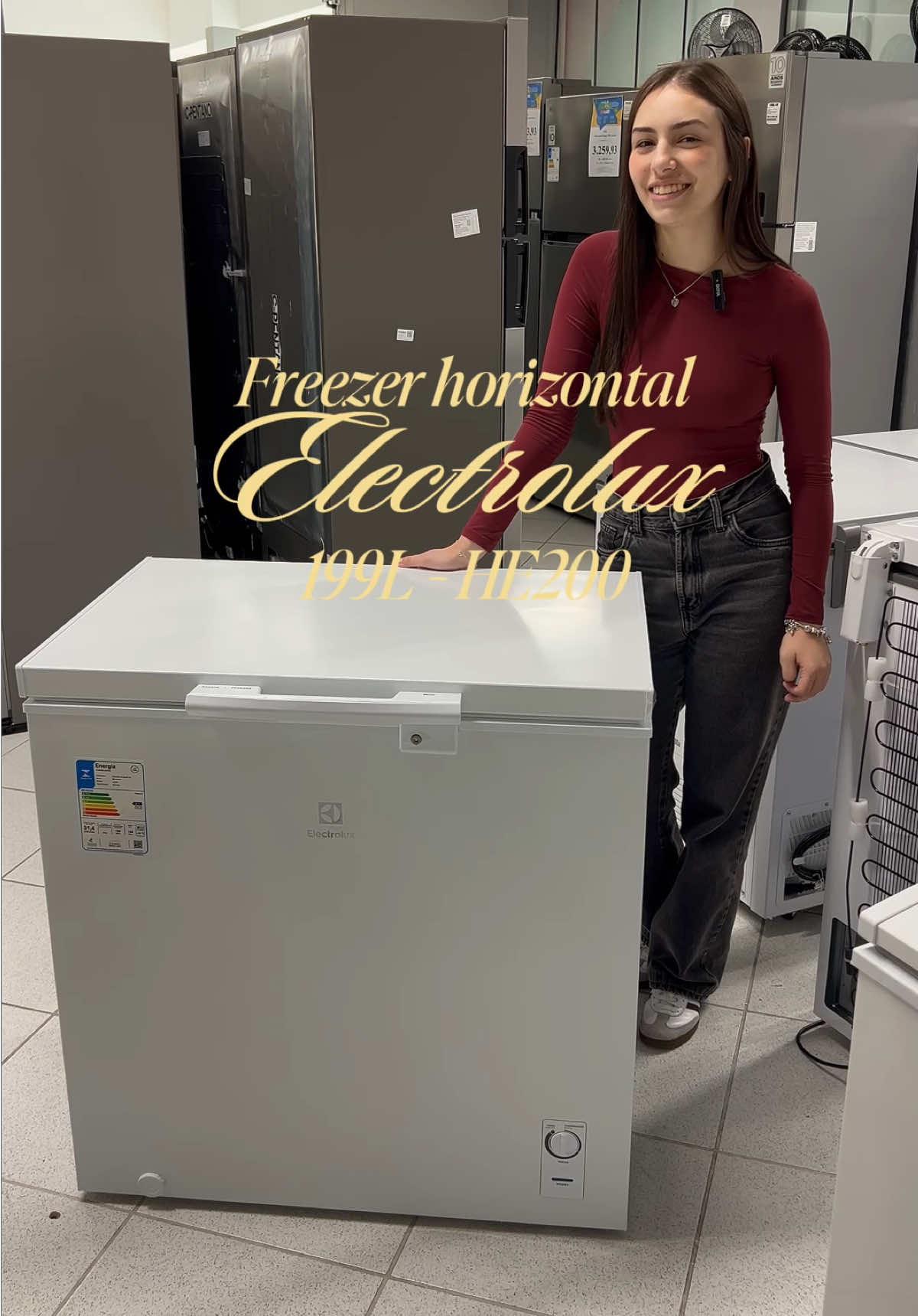 Freezer horizontal Electrolux! #freezer #electrolux #eletrodomesticos #freezerhorizontal  