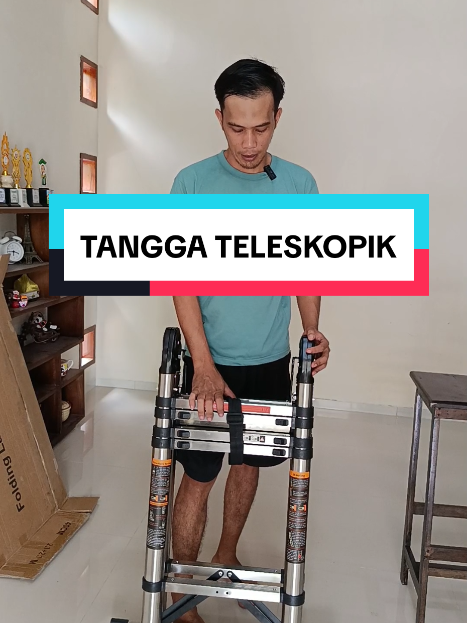 TANGGA TELESKOPIK COCOK JUGA UNTUK PERKAKAS RUMAHAN, AMBIL PROMONYA SEBELUM KEHABISAN #TANGGA #tanggateleskopik #tanggalipat #stainlesssteel #wibgajian 