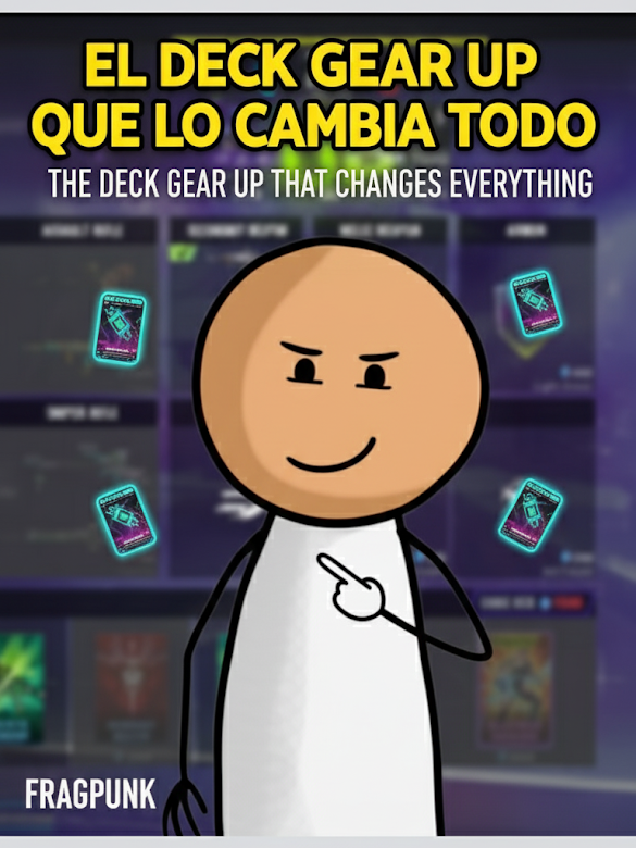 Deck Gear Up en FragPunk. Aprende a dominar tu economía y a crear el mazo perfecto para ser el mejor. #FragPunk #DeckGearUp #PunkPartner #Gaming