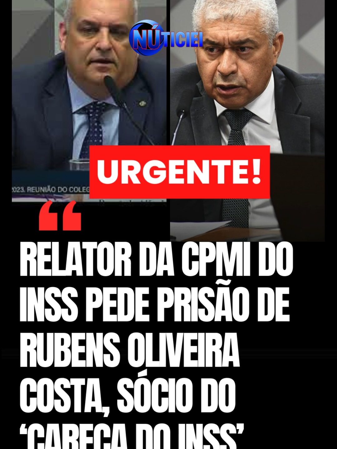 🚨 URGENTE! 💥 Relator da CPMI do INSS pede PRISÃO de economista por “crimes gravíssimos” contra aposentados!  Um novo e explosivo capítulo no caso **CPMI do INSS**!  O relator da comissão, deputado **Alfredo Gaspar (União-AL)**, pediu a prisão do economista **Rubens Oliveira Costa**, que depôs nesta segunda-feira (22). O pedido, que ainda será votado na comissão, é um sinal de que a investigação vai avançar contra os supostos crimes cometidos contra os aposentados e pensionistas.   Alfredo Gaspar afirmou que Costa “participou de crimes gravíssimos contra aposentados e pensionistas, continua na impunidade, continua praticando crimes e se encontrando com outros investigados”. O relator também pediu a prisão do economista por “visível ocultação documental”. O requerimento foi apoiado por parlamentares como o senador **Sérgio Moro (União-PR)**.   O que você acha disso?  #NUTICIEI