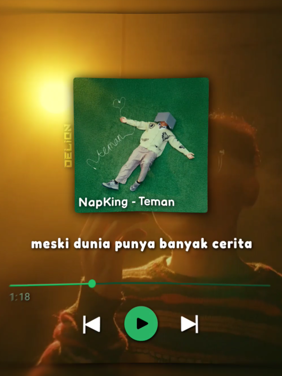 Dengarkan di platform musik kesayangan kalian😁, btw bang 229 #fyp #napking #Teman #bangAl 
