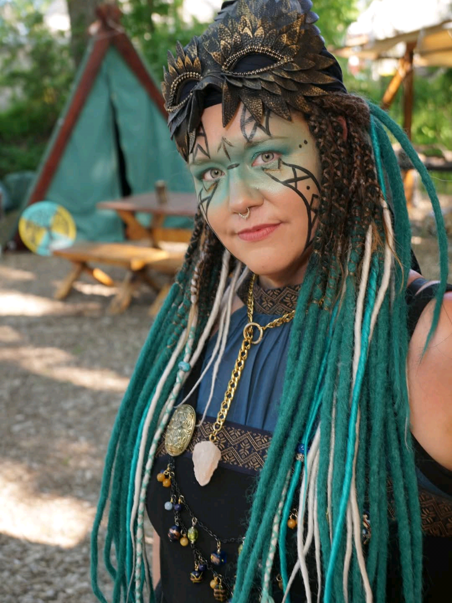 Whos ready for some #Warpaint this weekend?! #Renfaire #renfairetiktok #viking #fyp 
