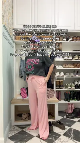 PSA: not all the colors have pockets so choose wisely! I’m wearing bubblegum in a S 5’2” 135 @Comfrt #comfrtcloud #comfrtcloudpants #comfrtloungewear 