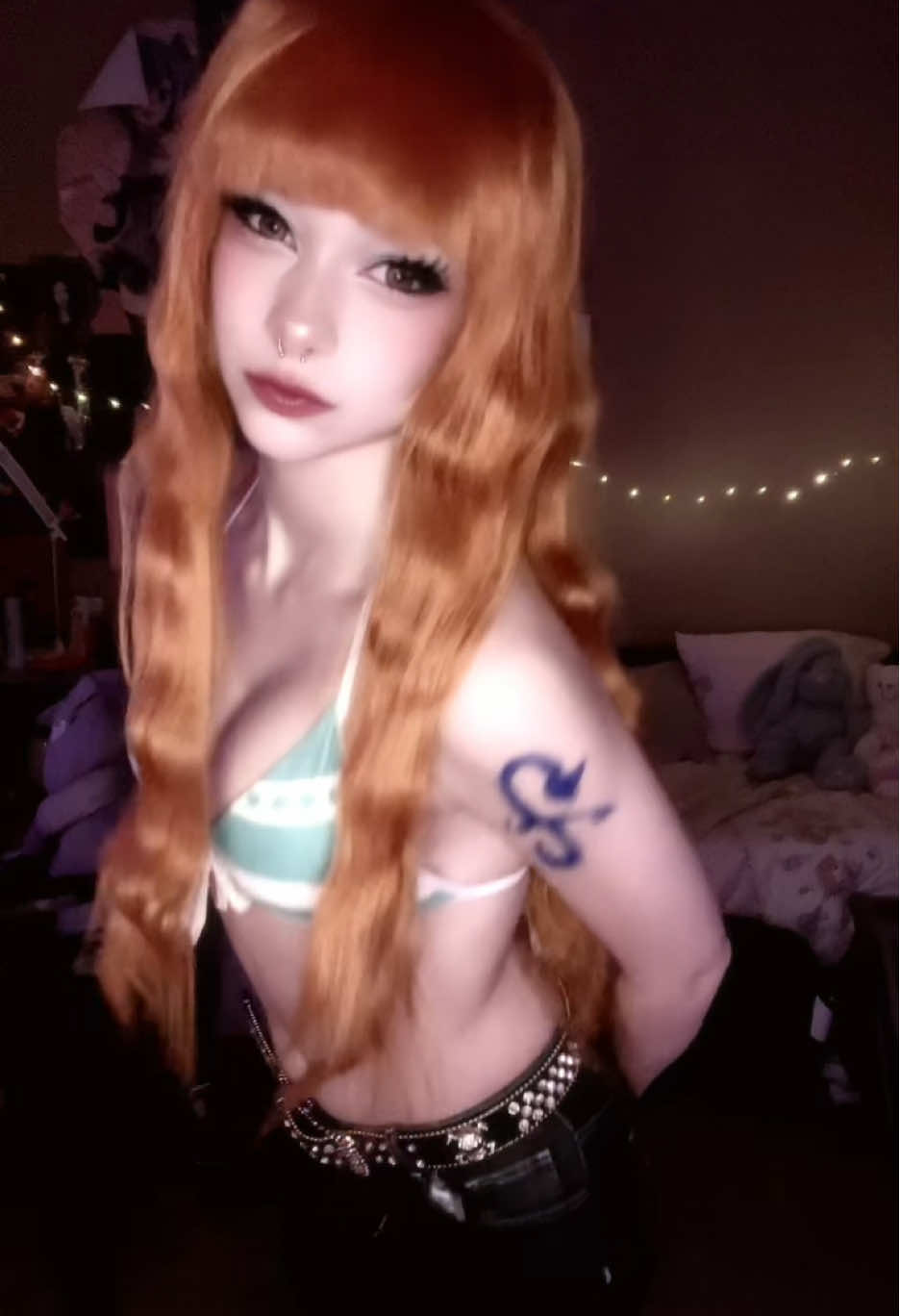 love indoctrinating people into one piece #cosplay #nami #namicosplay #onepiece #onepiececosplay @하영𓂃 ࣪˖ ִֶཐི༏ཋྀ @adxre.cos @Frosty ❄️ 