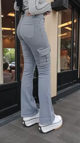 Hw Cutbray Cargo jeans wanita-celana Cutbray Cargo #cutbraycargojeans  #celanacargocutbray  #jeanscutbraycargowanita  #tiktokshop 