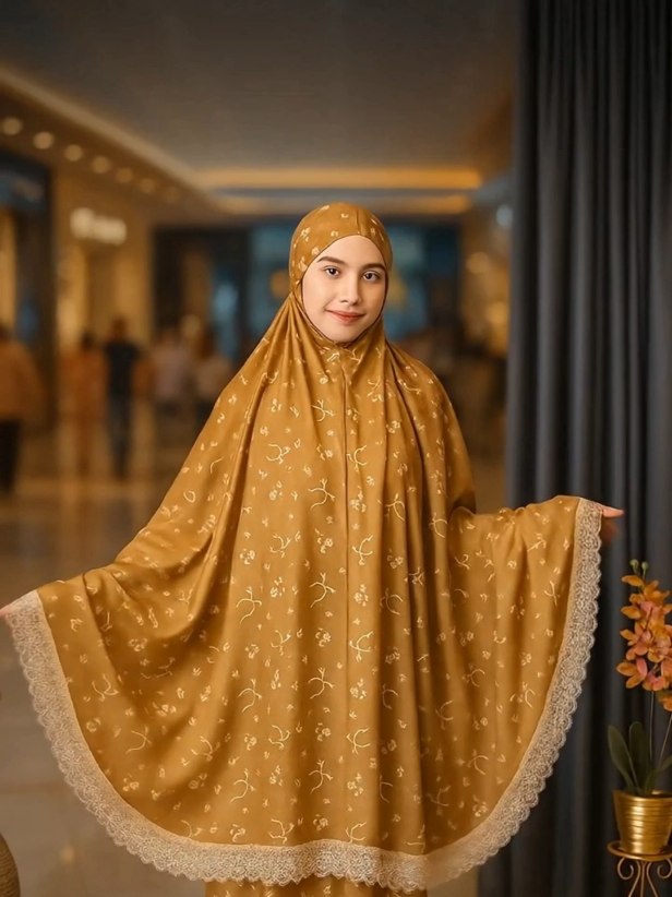 Mukena Dewasa Motif ARAFAH Katun premium adem #mukena #setelanwanita #muslimah#outfit #dijamincuan 