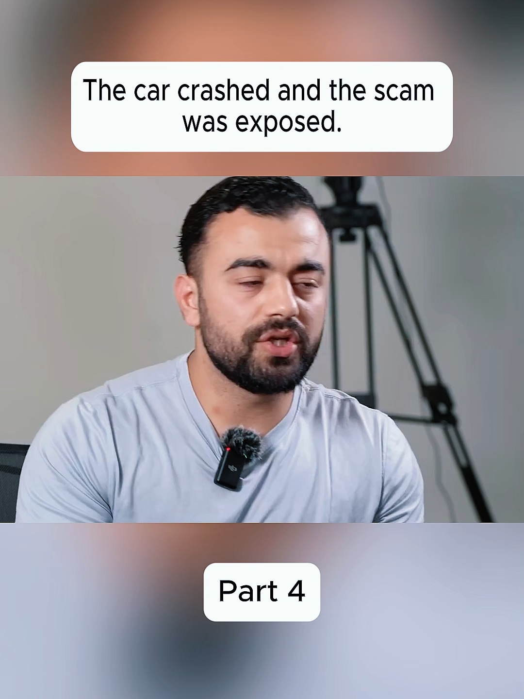 The car crashed and the scam was exposed. 4 #videoviral #tiktok  #man #scam