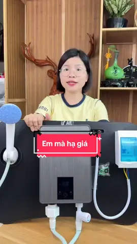 Trả lời @văn Hồng Bộ máy nước nóng tức thời, sử dụng an toàn tiện lợi, kèm vòi hoa sen, làm nước nóng tức thời, nhiệt độ vừa phải #hangxinhtuoi #maynuocnongtucthoi 