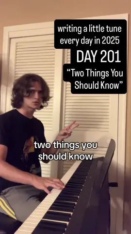 WALTEDI25 day 201: two things you should know (july 20)