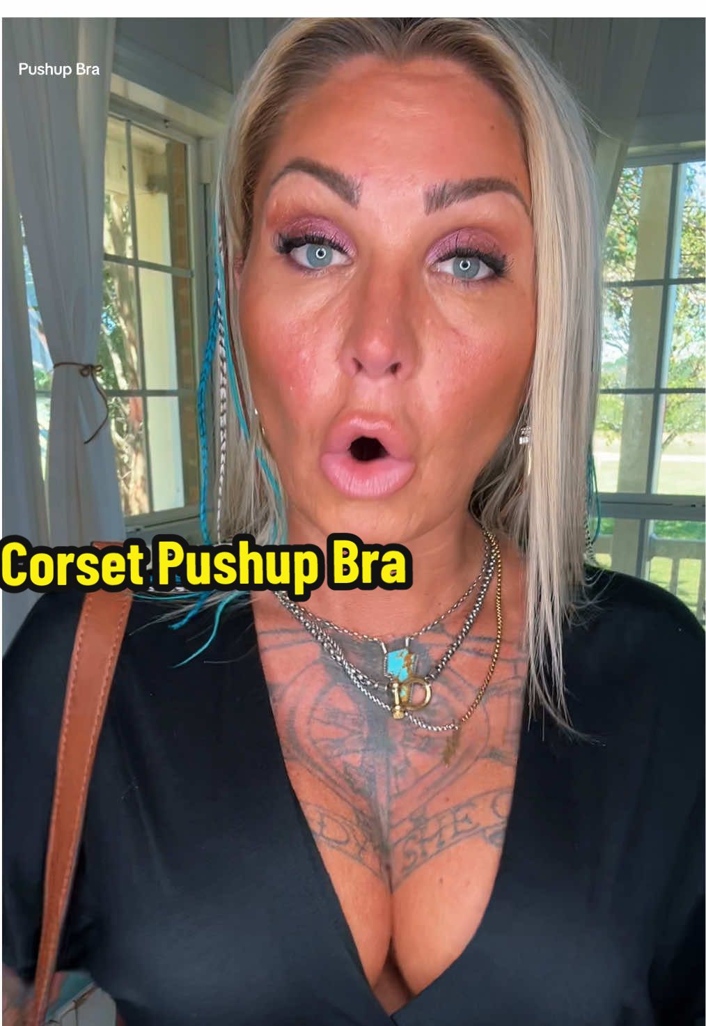 This Pushup bra is a literal life changer… as yall can see!!! Everytime I share this pushup bra I share pics of what I really look like without the bra and what I look like in this magical PUSHUP BRA!!! There’s even a video at the end of this of me not wearing the bra to SHOW y’all how good this bra REALLY works!!! It’s definitely worth every pretty penny yall! #pushupbra #bra #MomsofTikTok #WomenOfTikTok @fallsweetbras 