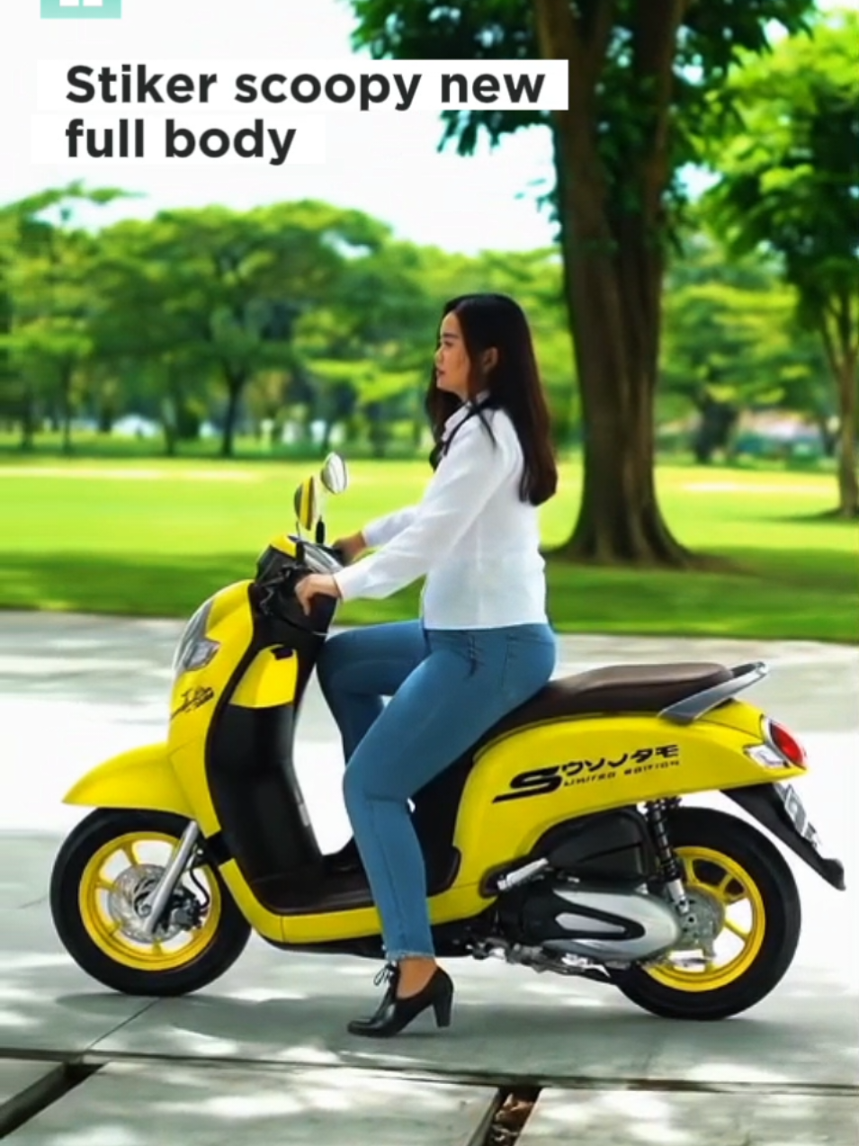 stiker scoopy new full body#stikerfullbody #stikermotor #scoopynew #decal #foryoupage 