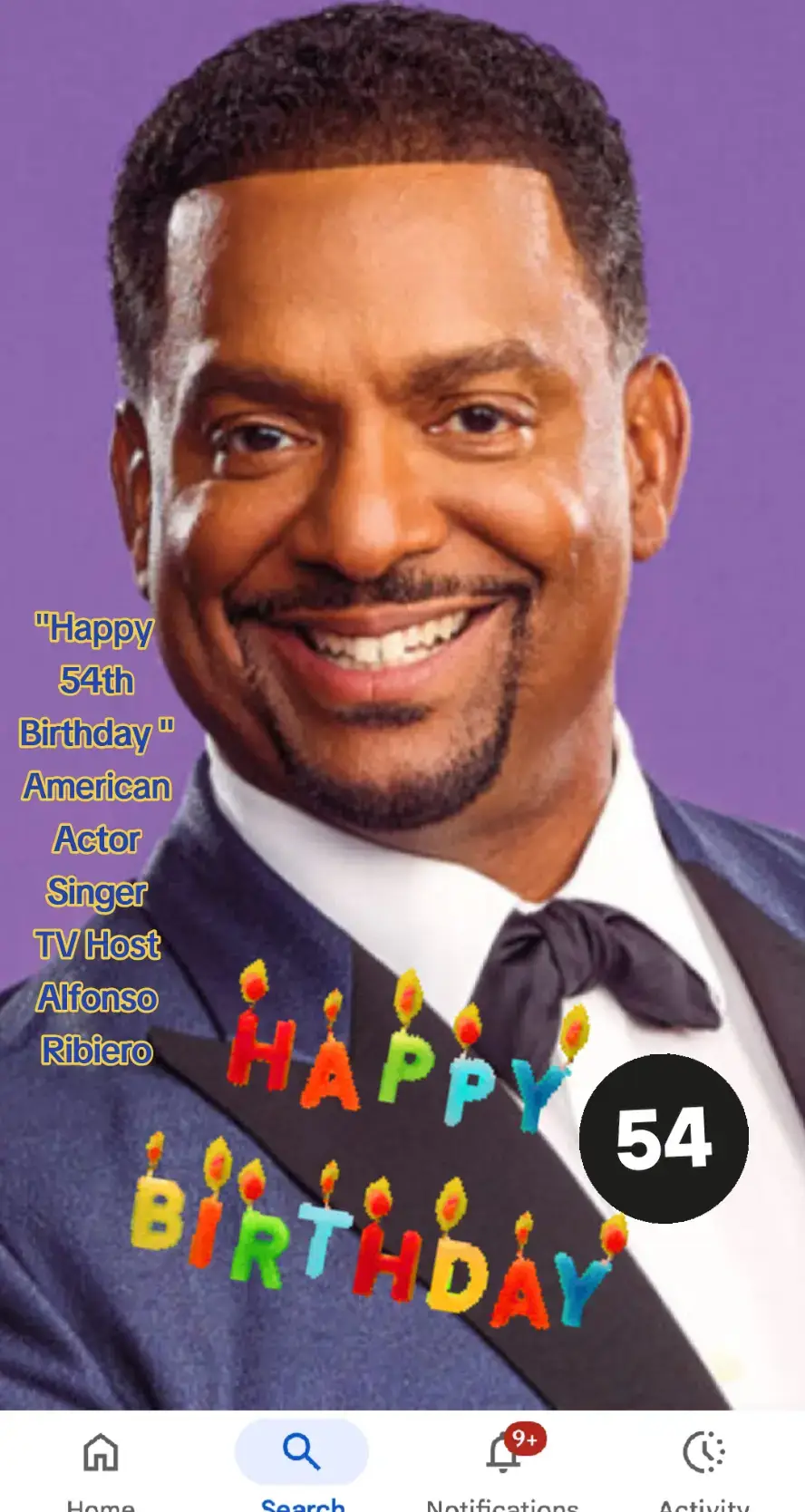 #HappyBelated54thBirthdayAlfonsoRibiero #trending?now🔥 #viral #Fyp #Celebration 