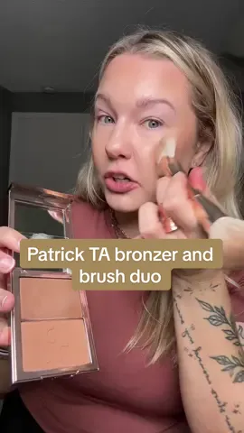 Literally OBSESSED with this! And it’s so creamy! And blends out like a dream! @patrick ta #patrickta #bronzer #beauty #makeup #makeupover30 