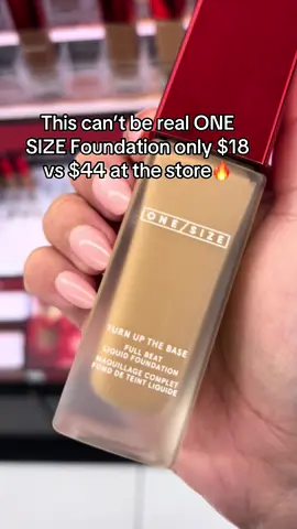 The viral one size foundation is only $18 on the ttshop #foundation #onesizebeauty #makeup #bestfoundation #makeupdeals 