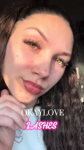 lashes are linked 🩷 #okaylovelashes #lashes #makeup #foryoupage #fyp 