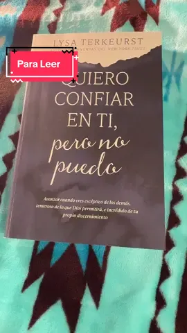 Quiero Confiar En Ti Pero No Puedo#lecturarecomendada #librostiktok #libros 