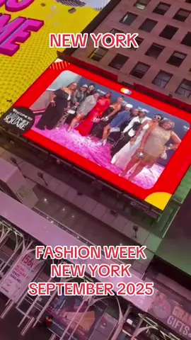 We are on the Billboard Yes we went to one of the fashion shows. We made the interview,  we were selected and chosen and we were on the Billboard at time square every hour for 24 hours… fashion week, we made it!!! #fashionweek2025  #newyorkfashionshows2025 #fashionweekbillboard #newyourfashionweek #aleahroseee30day 