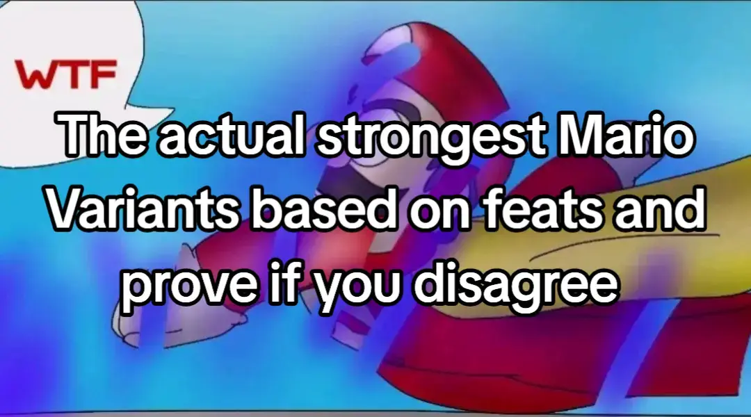 The power scaling for these Mario variants is built on a structured 1-10 numerical system across 23 categories (from Strength to Feats), drawing directly from each character's backstory, explicit feats, and logical implications in a Super Mario-inspired multiverse. This isn't arbitrary—it's grounded in vs. debate standards, where raw feats (like Killer Mario's castle-wrecking rampages) get weighted heavily for Attack Potency and Destructive Capability, while implied scaling (e.g., Fario's Rosalina neck-snap implying cosmic grip strength) amps categories like Power and Hax. Averages are simple math from the ratings, but ties are broken by high-end outliers: for instance, Mysterious Mario edges Starreck Mario at #2 because his space-choke on Link shows sustained hax against a versatile hero, while Starreck's absorption is a one-off god-kill vulnerable to tech like Samus. This keeps it transparent—anyone can re-crunch the numbers and see why a betrayal-fueled Spartan plumber like Killer Mario catapults to #1 post-Kratos boost, outpacing eldritch voids with sheer pantheon-busting endurance. Consistency is key here, blending narrative flavor with combat logic to avoid power creep. Backstories aren't just fluff; they inform baselines—Dark Mario's 