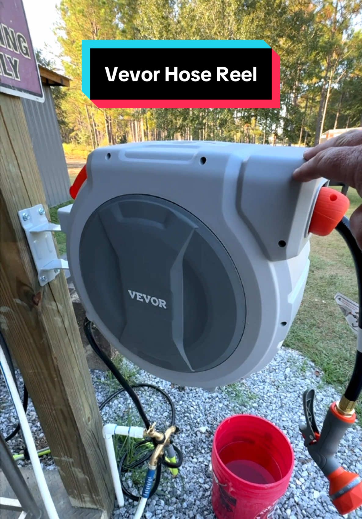 The Vevor Hose Reel is Real Nice! Quit fighting tangled hoses and get the New or Old model (Both are Awesome) one, right here on the TTS. Just click the orange shopping cart. #tiktokshoprestock #hosereel #garden #yard #thrivingcountry 