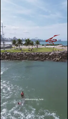 Quem conhece ou mora no Emissário? Comente aqui❤️🤩 #drone #santossp #dronebrasil #013  #voo 