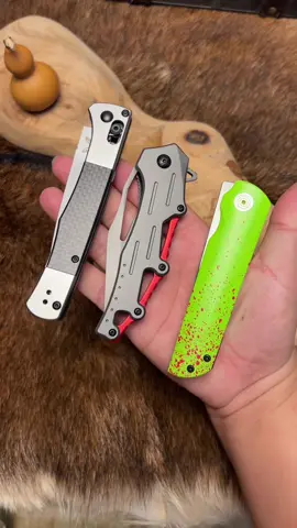 Which one do like?#pocketknife #Outdoors #EDC #blade 