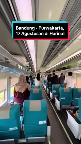 perjalanan kemerdekaan bersama si kijang lincah pelari bandung turi 🦌 #fyp #kai121 #keretaapikita #harina #bandung #purwakarta 