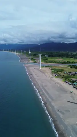 The Bangui Windmills (Bangui Wind Farm) are another iconic landmark in Ilocos Norte, Philippines 🌬️⚡#byaheros #outdoor #fypシ゚ #tiktokviral #dji 