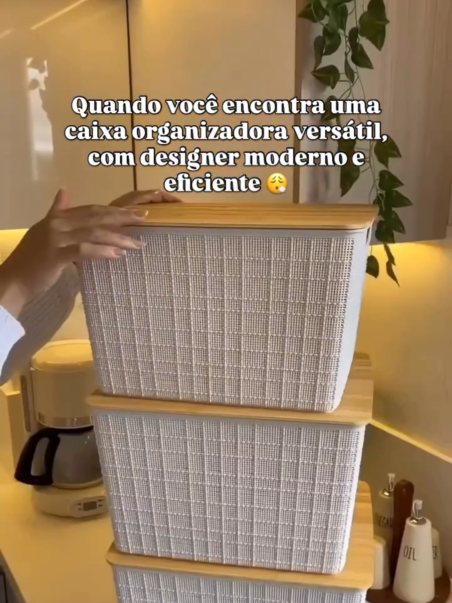 LINK NOS COMENTÁRIOS 🧡  #itensparacasa #casa #natal2025 #diadascriancas2025 #caixaorganizadora 