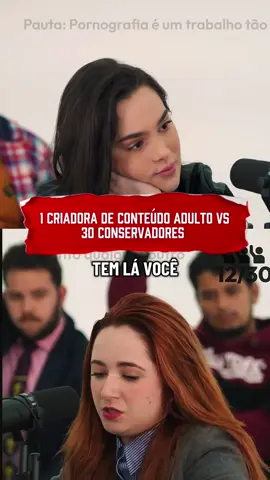 30 conservadores VS 1 criadora de conteúdo adulto #ketlingroisman #canalfoco #debate 