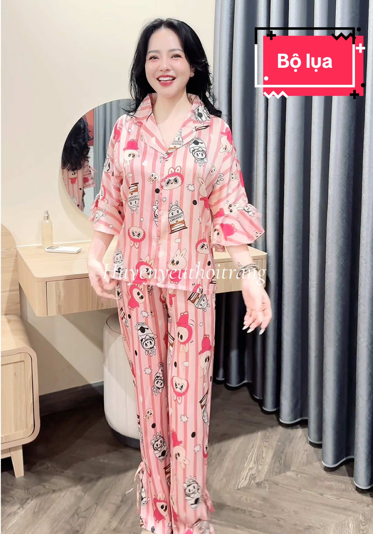 Bộ lụa xinh #xuhuong #bongu #bolua 
