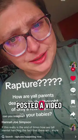 When you start to teach your children that you have fear of God, you’re gonna start turning your children away from God. Whether you realize it or not, that’s what you’re doing. And you shouldn’t be looking at it as your last days with your children because if you’re not gonna be left behind during the rapture, you will see your family and your children again.