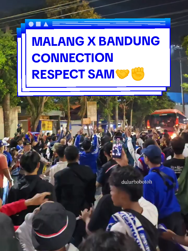 BIG RESPECT MALANGG ✊ HATUR NUHUN SAM‼️🤝 Salah satu momen setelah MATCH VS AREMA ketika bus PEMAIN PERSIB meninggalkan STADION, TANPA RANTIS, DISAMBUT HANGAT AREMANIA, RESPECT ‼️🤝 Maafkan poinnya kita ambil, TAPI TETAP SEMANGAT SAM, SEGERA BANGKIT LET'S GO @andhikodevrastiawan 🔥✊ KITA TUNGGU DI BANDUNG 🤝 ➡️ JANGAN LUPA FOLLOW BOB 🎥 (Raw Clip) : IG | dulurbobotoh #persibvsarema #beritapersibterbaru  #aremaniaxbobotoh  #masukberanda #foryoupage  @persib 