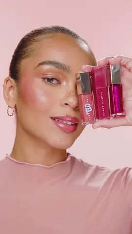 Glitz, glam, Gloss Bomb 🎀 Get 25% OFF sitewide on all your fave Fenty lip drip during the Fenty Fam Sale PLUS shop Deeper Dealz for up to 50% OFF and secure exclusive freebies on orders of $125+ 💋 Formulas + Shade Descriptions ⤵️ 💖 Gloss Bomb in 'Fuchsia Flex' is a shimmering holographic deep fuchsia & is the ultimate gotta-have-it lip gloss with explosive shine that feels as good as it looks 🌺 Gloss Bomb Stix in 'High'Biscus' is a pink rose & delivers luscious shine with glossy, medium pigment + locks in moisture for up to 8 hours 💗 Gloss Bomb Oil in 'Fu$$y' is a sparkling dusty pink & delivers the hydrating comfort of a lip oil + sparkly shine of a gloss Shop the #FentyFamSale now at fentybeauty.com! ✨