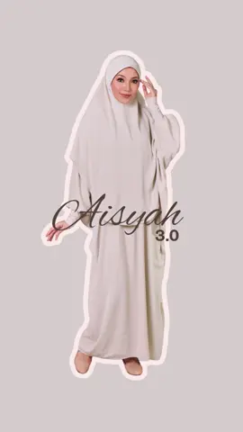 Pakaian Umrah & Haji Labuh khimar depan dan belakang. Baju labuh hanya pakai stokin sahaja. Pergelangan tangan yang dah ada handsocks, tinggal berwuduk dan boleh solat terus
