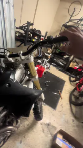 450 finally runs it runs like crap but it runs #fyp #viral? #450r #dirtbike
