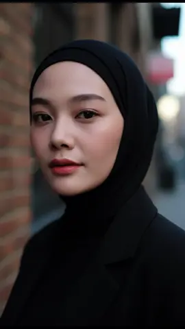 AI Gemini - Image Banana  Yuks cobain dengan dengan prompt :  Potret seorang wanita muda memakai hijab hitam bergaya retro, dan outfit serba hitam yang elegan. Muka terclose up nampak cantik mempesona. Ekspresinya percaya diri, aura mandiri, dan bergaya seperti fashion street photography dengan pencahayaan dramatis. Buatkan foto sesuai dengan image yang saya attach tanpa merubah wajah #trending #aitrend #gemini #fypage #fypシ゚viral🖤tiktok 