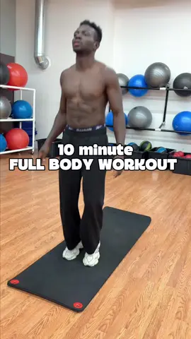 10 minute full body workout- 4 rounds | 30 second each exercise | 62/92 rest. #workout #homeworkout #workoutmotivation #fullbodyworkout #workout 