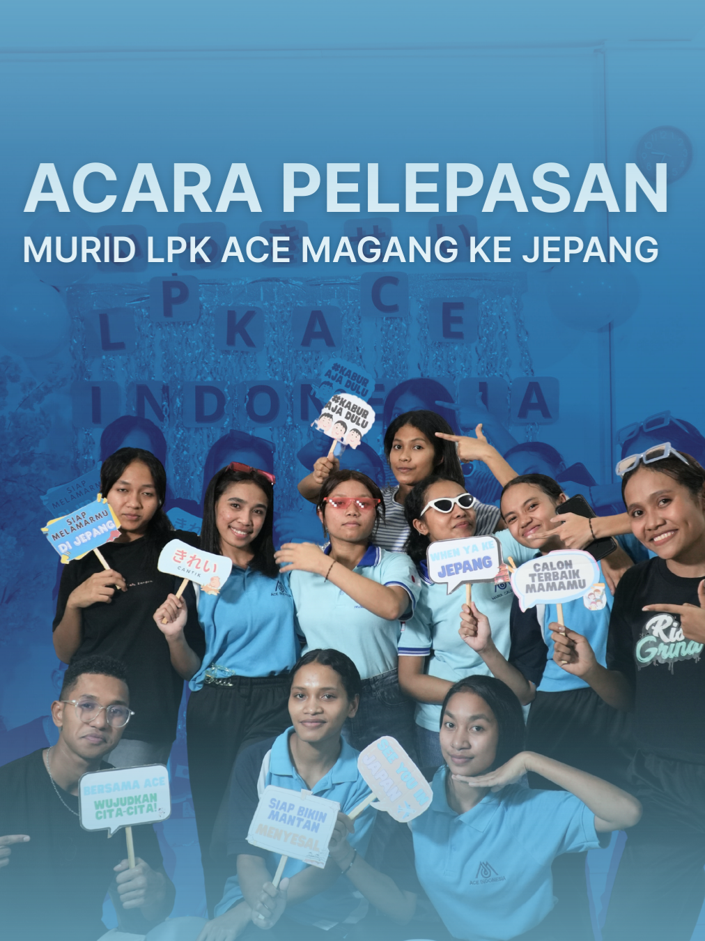✨✈️ Melepas dengan bangga, menyambut dengan doa. Hari ini, murid-murid LPK ACE siap terbang ke Jepang untuk memulai perjalanan magang mereka. Semoga sukses, selalu semangat, dan bawa nama baik Indonesia di negeri Sakura! 🇮🇩🇯🇵 Bersama ACE Indonesia, raih kesempatan berkarier di Negeri Sakura dengan bekal bahasa dan budaya Jepang yang kuat! 📍 Cabang Bali 📞 0823 1324 0254 📩 indonesia@ace-gr.com #LPKACE #MagangKeJepang #LPKACEIndonesia #Pelepasan