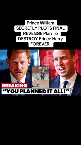 Prince William SECRETLY PLOTS FINAL REVENGE Plan To DESTROY Prince Harry FOREVER #meghan #harry #storytime #story #viral 