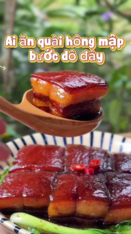 Thịt mỡ không bị ngán, nấu thử thịt kho đông pha với em nha #thitkhodongpha #monhoa #cuocsongoque #chiemgai 