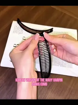 Hairpin Korean version of comb wave clip hairpin bangs grab clip#Liuhaishu #wavegrip #tiktokshop #hairdecorations 