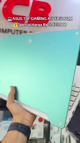 💻ASUS TUF GAMING A15 FA506QM 💰Spesial Harga Rp 5.475.000 ⚙️SPESIFIKASI⚙️ Prosesor: AMD Ryzen™ 7 5800H (8 inti / 16 thread, cache L3 16MB, kecepatan boost hingga 4,4 GHz) Grafis Terintegrasi: AMD Radeon™ Graphics RAM: 16GB Penyimpanan: SSD 512GB Layar: 15,6 inci, resolusi 1920×1080 (Full HD), refresh rate 240Hz Kartu Grafis Discrete: NVIDIA® GeForce RTX™ 3060 📞Tanya-tanya & Pemesanan Silahkan Hubungi WhatsApp Admin Di Bio Profil 🏢Offline Store: Jl.Paris 2 ( Ruko Komplek Fajar Permai No. AA1)Sebelum SMA Muhammadiyah 1 #LaptopMurah #SpesifikasiLaptop #TikTokTech #LaptopGaming #Fyp 