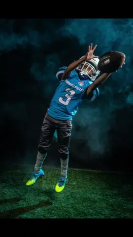 🔥 🏈 #footballpics #smokebomb #football #3 #photoshoot