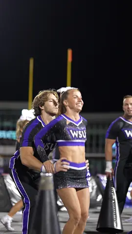 What I watch at the football game #cheer #stunts #weberstatecheer  People: Johanna, Kaden, Taylor, Erin, Will, Paige, Peter