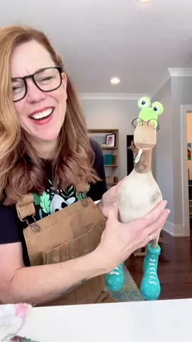 What do you do when you procraftinate?  I put tiny hats on wooden ducks and give them polka dot boots.  Now back to work.