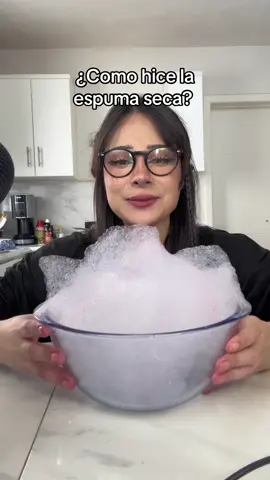 Espuma seca 🫶 #espuma #asmrsounds #espuma #dryfoam #satisfyingvideo 