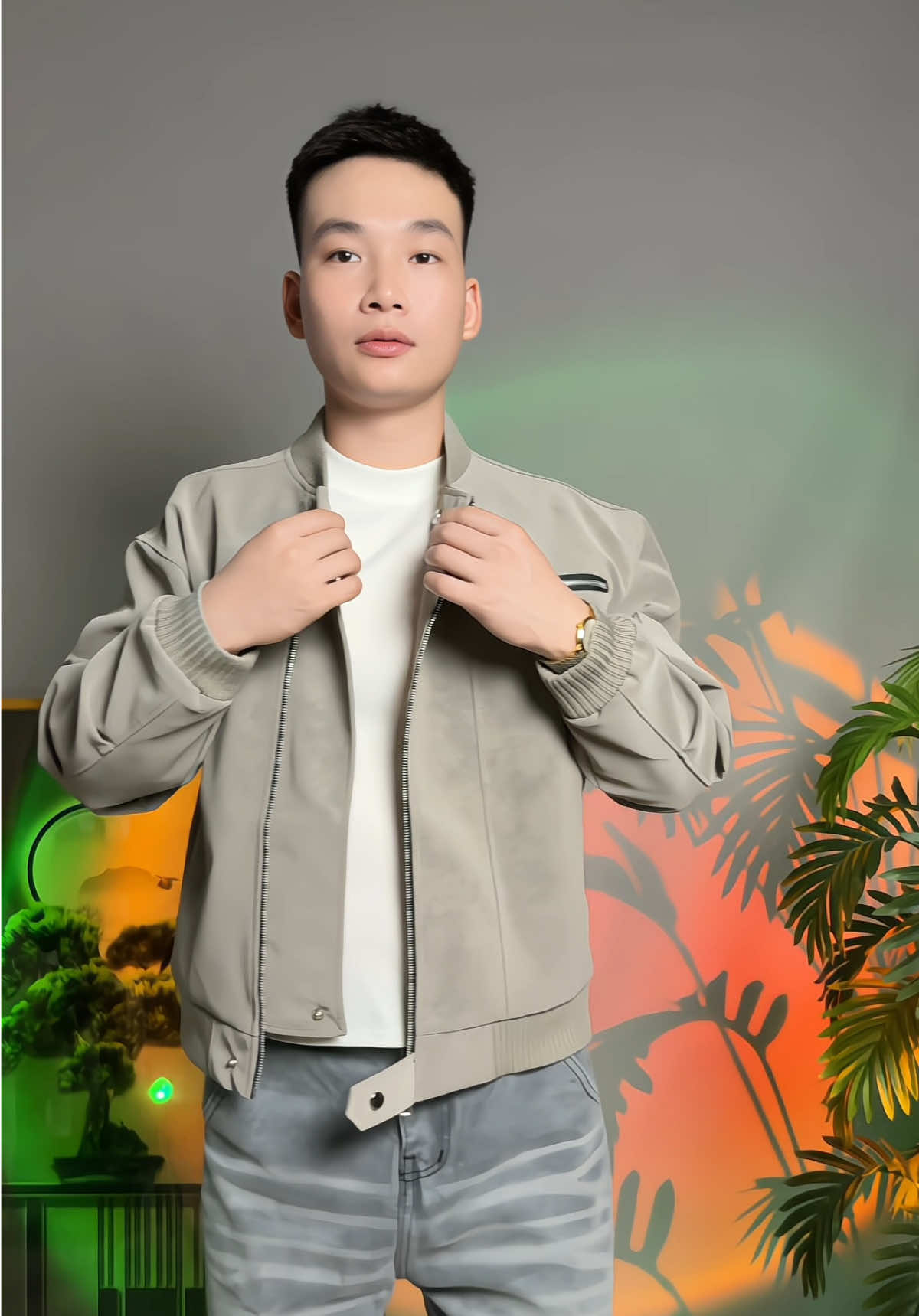 Áo Khoác Da Loang Nam 2 lớp bên trong lót gió - Chất da PU không nổ không bong chóc #aokhoac #aokhoacnam #aokhoacda #thoitrangnam #xuhướng 