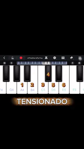 Tensionado - Soapdish | Easy Piano Tutorial 🎹✨ #fyp #tiktok #tensionado #perfectpiano 