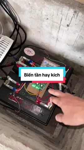 Biến tần và kích nên dùng cái nào. Các bác cứ mua biến tần dùng sẽ ngon hơn. Còn tại sao em không dùng biến tần thì ở video. chốt lại em không có tiền thế cho lẹ đỡ giải thích nhiều ạ 😂 #n#n#n#nănglượngmặttrờin#nangluongmattroi