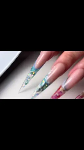 New challenge 😍 #JulieTran #fyp #acrylicnails #viral #nail 